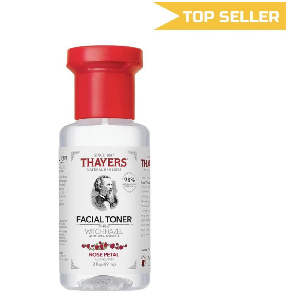 Thayers‎ Facial Toner witch hazel rose petal 3oz Alcohol Free
